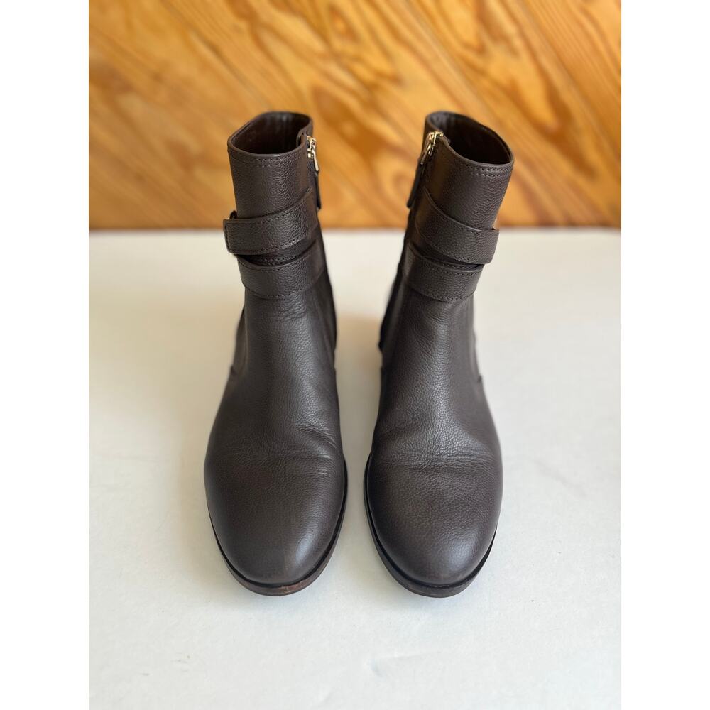 Tory Burch Gemini Link Leather Chelsea Ankle Boot 8.5 - Picture 4 of 8
